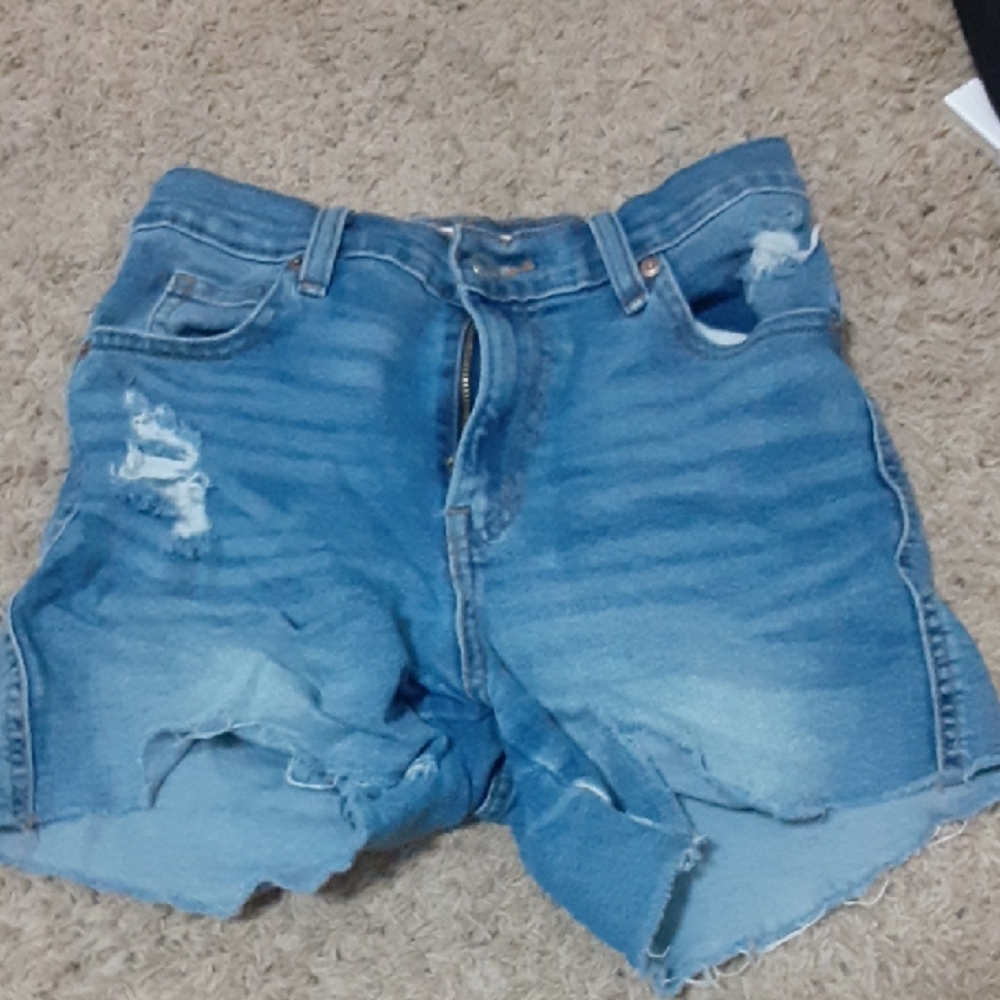 Denim Shorts Light Blue